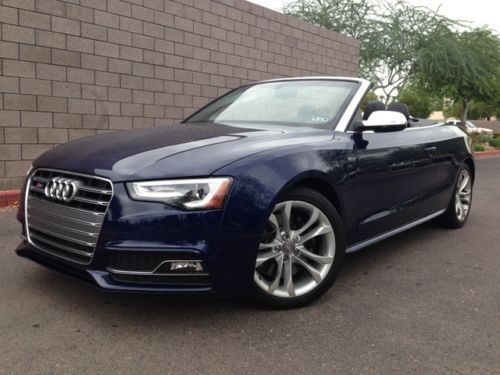 2013 audi s5 cabriolet convertible 3.0t prestige quattro awd, no reserve!!!!