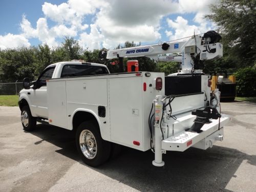 2003 FORD F-550 SD 4WD UTILITY WITH AUTO CRANE, US $29,850.00, image 4