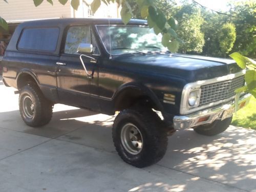 72 chevrolet k5 4x4 convertible blazer 4 speed project car 350