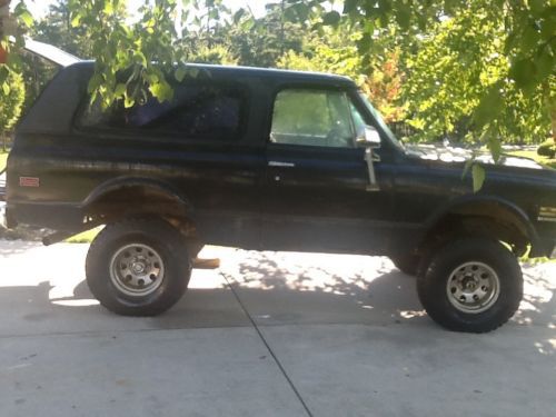 72 Chevrolet K5 4x4 convertible Blazer 4 speed project car 350, image 3