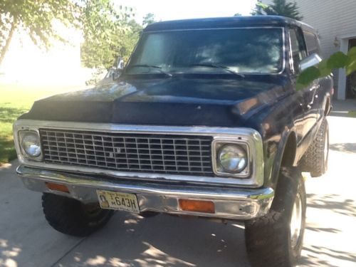 72 Chevrolet K5 4x4 convertible Blazer 4 speed project car 350, image 4