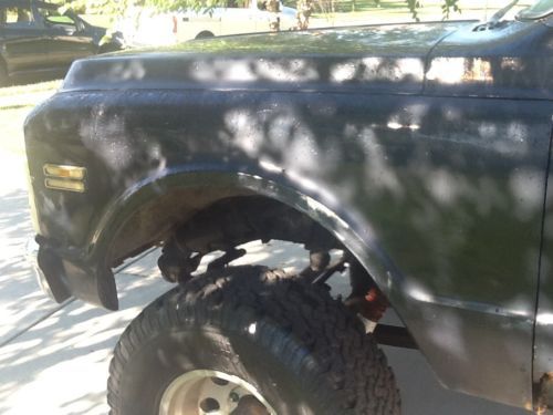 72 Chevrolet K5 4x4 convertible Blazer 4 speed project car 350, image 8
