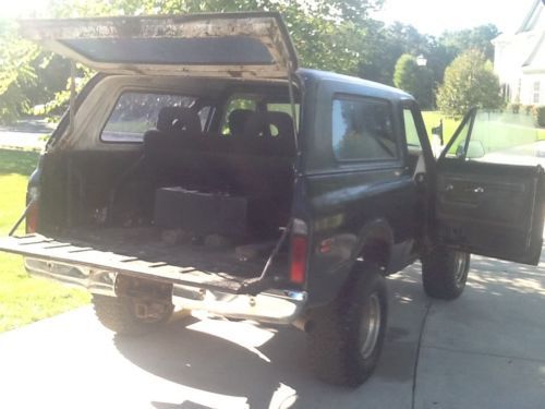 72 Chevrolet K5 4x4 convertible Blazer 4 speed project car 350, image 22