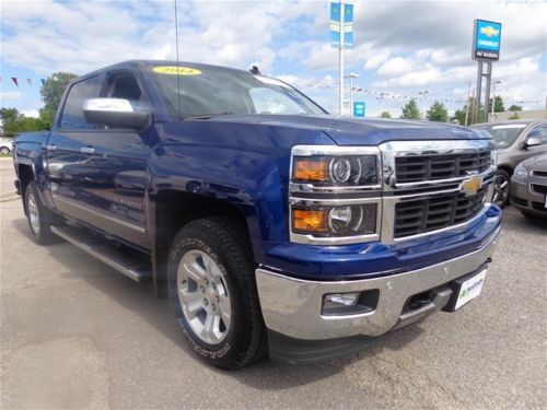 2014 truck used 5.3l v8 automatic 6-speed 4wd leather blue