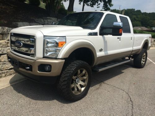 2011 ford f350 superduty king ranch crew cab pickup  6.7 l powerstroke diesel