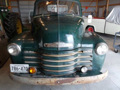 1953 vintage chevrolet 3800 long bed pickup truck - one owner - all original