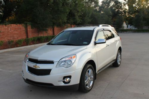 2014 chevrolet equinox ltz 2.4 8k mi. navi - coll alert park as. - free shipping