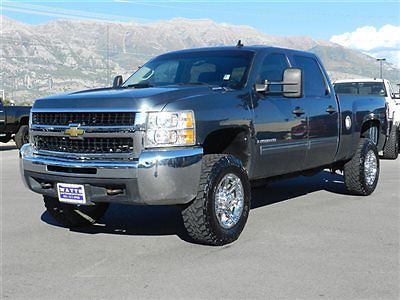 Chevy crew cab lt 4x4 duramax diesel custom wheels tires auto tow allison trans