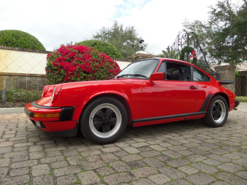 1985 porsche 911 2 door carrera sunroof coupe