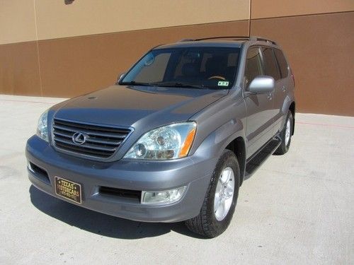 2004 lexus gx 470~awd~nav~tv/dvd~lux pkg~roof~3rd seat~htd lea~loaded