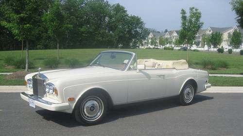 1993 rolls royce corniche iv rare and spectacular fully maintained and serviced