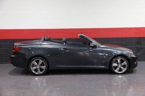 2011 lexus is 250c convertible 2-owner 20,322 miles heated seats navi serviced