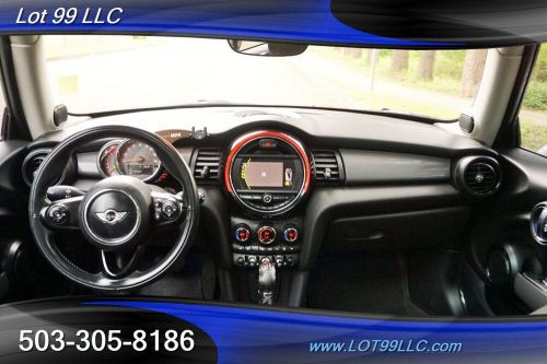 2015 cooper 3-door 3-door 2 dr heated leather pano roof black wheels