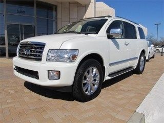 2008 qx56 4wd 4dr, nav, chrome wheels, rear entertainment, htd sts., loaded