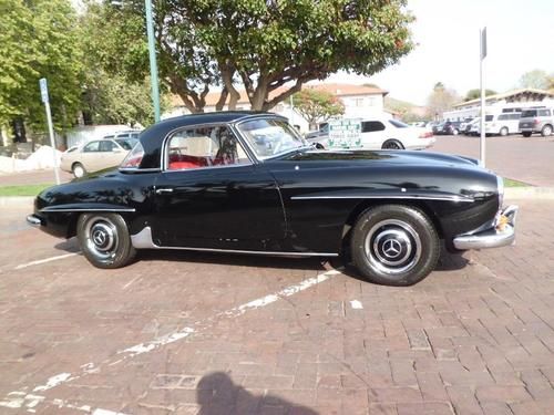 1963 mercedesbenz 190 sl / black w red interior !!!!!!!