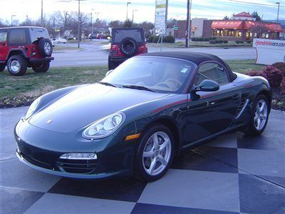 2011 porsche boxster convertible racing green bose sound conv pkg