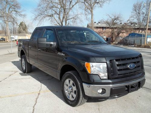 2011 ford f-150 xlt crew cab pickup 4-door 5.0l no reserve 4x4 tow sync 17k 11