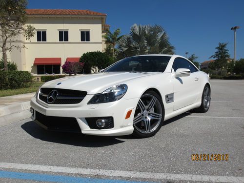 2009 mercedes-benz sl63 amg high performance roadster - convertible 2-door 6.3l