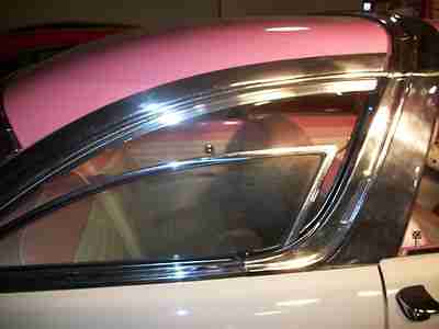 1955 Crown Victoria V8 Automatic A/C Power Steering Mary Kay Car Pink and White, image 13