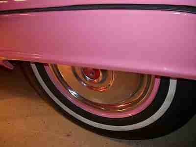 1955 Crown Victoria V8 Automatic A/C Power Steering Mary Kay Car Pink and White, image 15