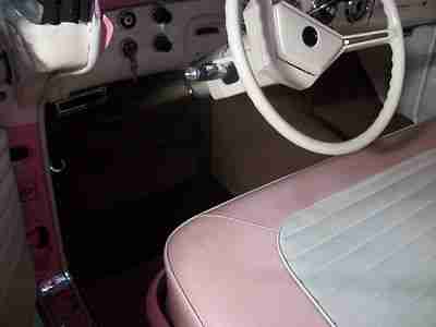 1955 Crown Victoria V8 Automatic A/C Power Steering Mary Kay Car Pink and White, image 18