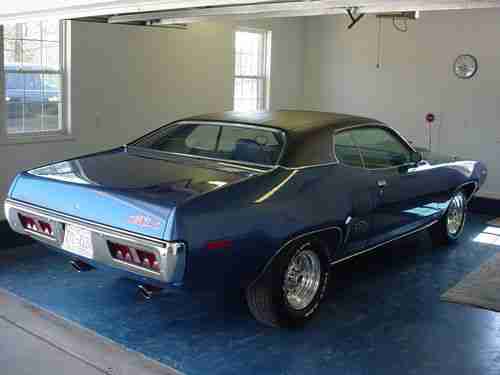 1971 Plymouth B-5 Blue 440 GTX 38K original miles,Rust Free All original Metal,, image 2
