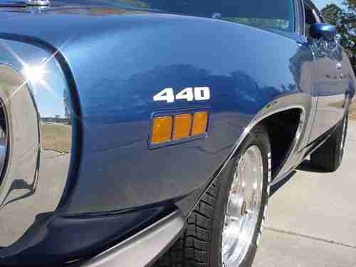 1971 Plymouth B-5 Blue 440 GTX 38K original miles,Rust Free All original Metal,, image 21