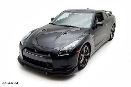 2010 nissan gt-r obsidion black kw suspension new tires upgraded exhaust
