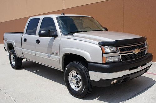 05 chevy silverado 2500 crew cab ls 4x4 6.6l v8 lly diesel short bed