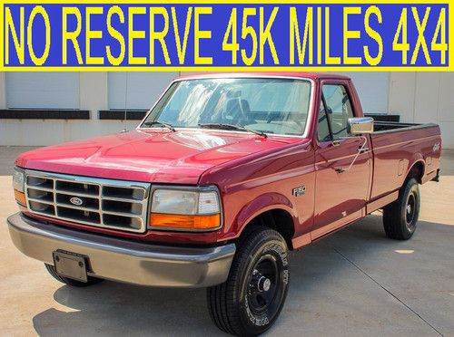 No reserve 45k original miles 4x4 one of a kind excellent 96 ram silverado 1500