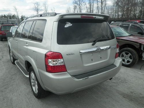 2007 silvertoyota highlander limited hybrid navigation, dvd, third row