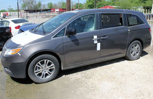 2013 honda odyssey 5dr ex-l  zero miles  brand new  needs work repairable