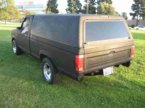 1989 Ford Ranger Flat Black 2 Wheel Drive Longbed 2.3 4 cylinder Auto Rat Rod, US $2,500.00, image 2