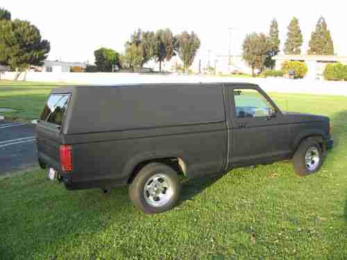 1989 Ford Ranger Flat Black 2 Wheel Drive Longbed 2.3 4 cylinder Auto Rat Rod, US $2,500.00, image 13