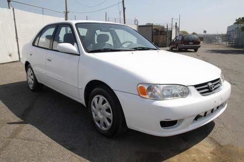 2001 toyota corolla ce sedan automatic 4 cylinder no reserve