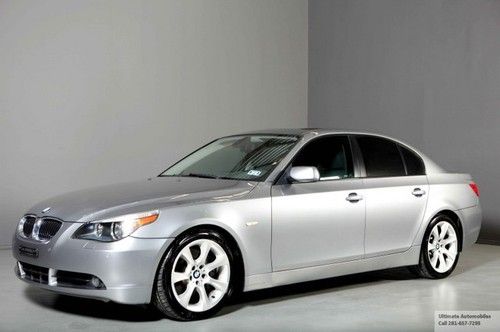 2005 bwm 545i smg navigation sports prem pkg heads-up leather sunroof xenons