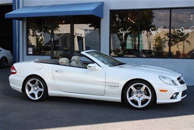 2009 sl550 sport diamond white, 20k miles, financing available,trades acceptable