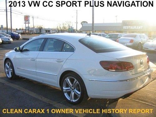 2013 vw cc 4 dr sport plus luxury heated seats auto cd bluetooth 1 owner 11 12
