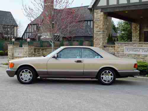 1987 Mercedes 560 SEC Coupe outstanding collector quality car, best one for sale, image 9