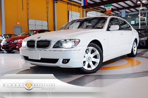 08 bmw 750li auto cold-weather-pkg nav pdc moonroof 18in-alloys xenon fogs 51k