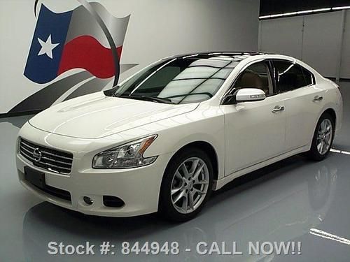 2010 nissan maxima 3.5 sv pano sunroof nav rear cam 26k texas direct auto