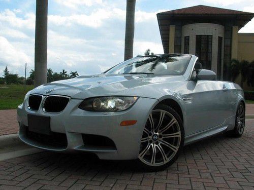 2011 bmw m3 convertible navigation technology  premium pkg heated seats 19 whls