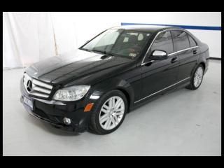 09 mercedes-benz c-class 4 door sedan 3.0l sport, leather, sunroof