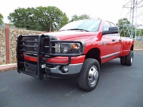 07 ram 3500 slt drw 4wd 5.9cummins mt loaded xnice carfax tx!