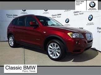 13 bmw x3-premium/heated seats/technology package - 13k miles - rare colors!!
