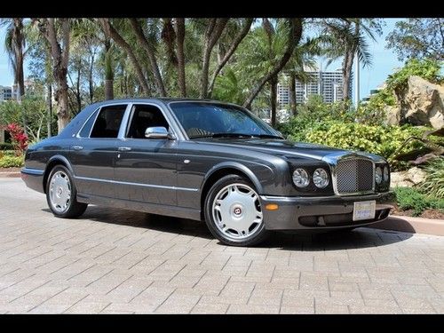 2006 bentley arnage r 20k anthracite serviced sirius bluetooth nav