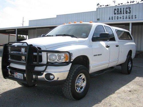 2003 dodge ram 3500 qc 4x4 srw laramie 5.9l diesel nice