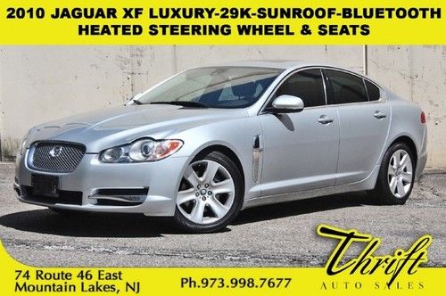 2010 jaguar xf luxury-29k-heated steering wheel &amp; seats-sunroof-bluetooth