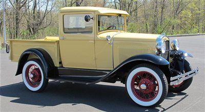 31 pickup truck flathead 4 cyl. cigarette cream wide bed model a