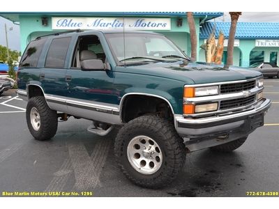 Chevrolet tahoe 6 in lift 08 vortec v8 engine fabtec leather open country tires